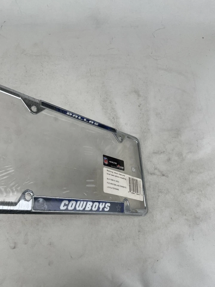 2 NFL Dallas Cowboys Coche Camión SUV Metal Placa Marco Cubierta all50 Legal Foto 3 de 4