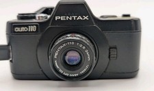Vintage ASAHI Pentax Auto 110 + Pentax-110 1:2.8 24mm [Parts]