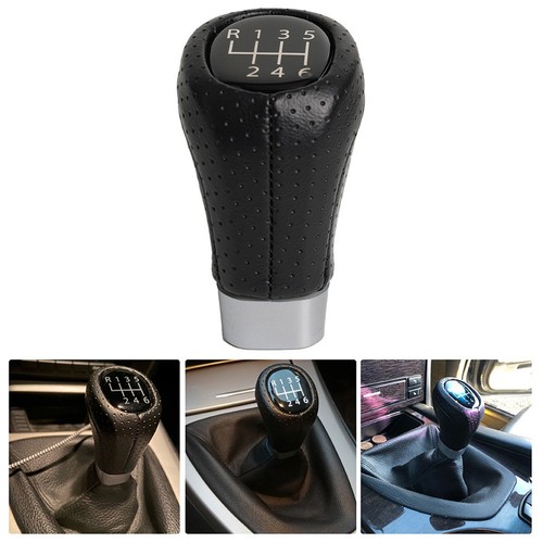 Modern Leather Shifter Head Perfectly Fits Many Popular For BMW Models - Picture 2 of 12
