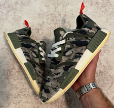 adidas NMD R1 Camo Army Sneaker CQ1914 Textile Low Top Lace Up