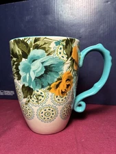 PIONEER Woman ROSE SHADOW Jumbo LATTE Coffee Mug CUP 24 oz
