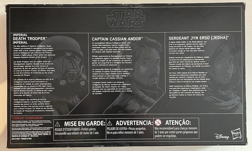 STAR WARS THE BLACK SERIES 6” TARGET EXCLUSIVE ROGUE ONE 3 PACK JYN ...