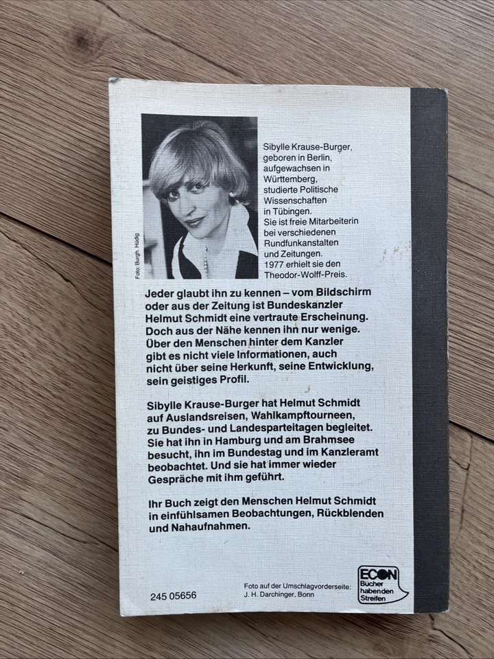 "Aus der Nähe gesehen" Helmut Schmidt Biografie mit Autogramm des Bundeskanzlers - Bild 3 von 3