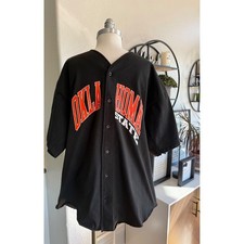 Vintage Oklahoma State Men's XL Black Cowboys Baseball Jersey Crable Sportswear Vintage Oklahoma State Men's XL Black Cowboys Baseball Jersey Crable Sportswear - Image 1