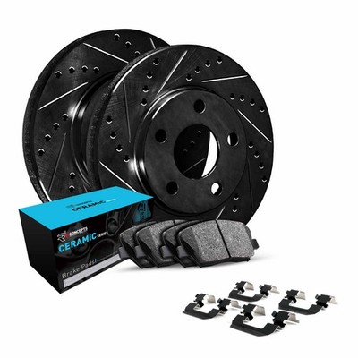 R1 Concepts Whwh1 03083 R1 E  Line Series Brake Rotor   D S   Black W  Ceramic