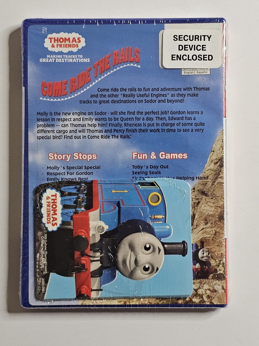 New Thomas & Friends: Come Ride The Rails DVD - Learn With Us w