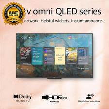 Fire TV 43" Omni QLED Series 4K UHD Smart TV, Dolby Vision IQ, Fire TV Ambient E