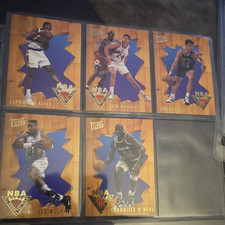 Fleer Ultra NBA All-Rookie Team Card Lot Shaquille O'Neal Mourning Ellis 1993