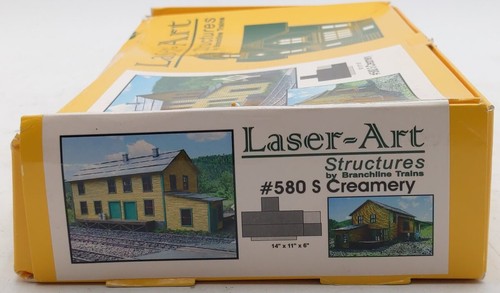 Branchline Trains 580 S Laser-Art Structures Creamery Building Kit EX/Box - Picture 4 of 5