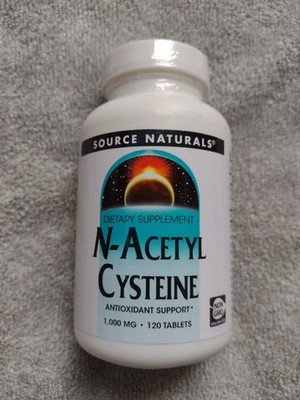 Source Naturals N-Acetyl Cysteine NAC Antioxidant Support 1000 mg 120 Tabs