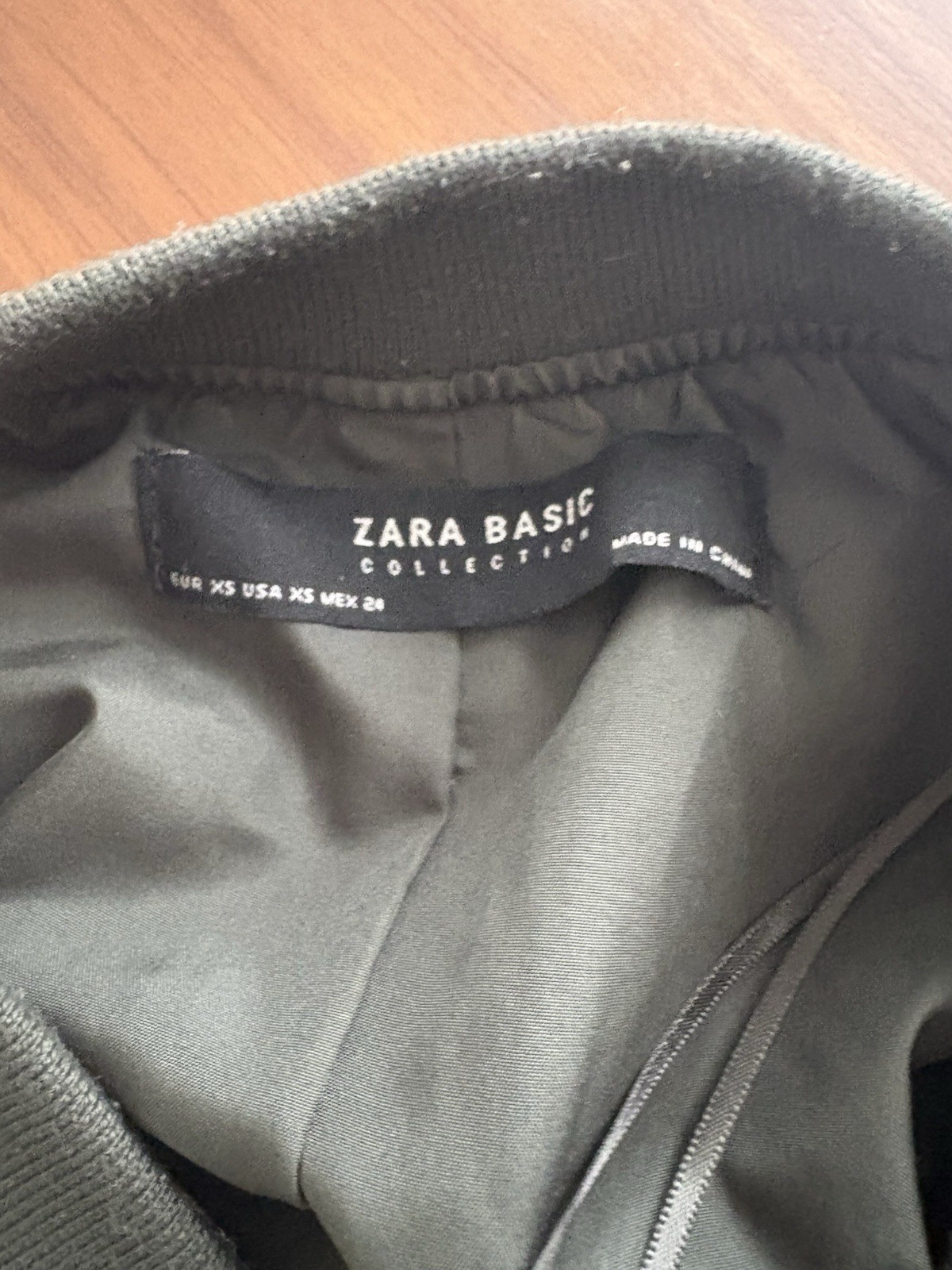 Zara Basic Lightweight Bomber Green Oversized Jac… - image 10
