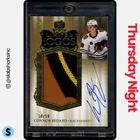 2023 UPPER DECK THE CUP #LL-CB CONNOR BEDARD LIMITED LOGOS ROOKIE PATCH AUTO /50
