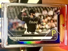 2025 Paul Skenes /10 MLB Topps NOW #692 BLACK FOIL Pirates ROY & Cy Young!