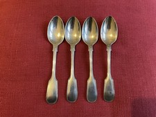 Four Silver Plated Teaspoons