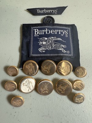 Vintage Burberry Prorsum Knight 12 Replacement Buttons Set Blazer