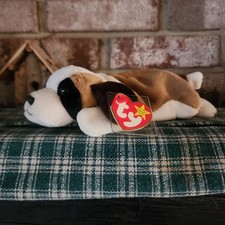 Ty Beanie Babies Bernie the St. Bernard Dog Plush 1996