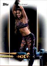ALIYAH 2017 Topps WWE Women's Division Roster Insert #R-1 Pro Wrestling Card