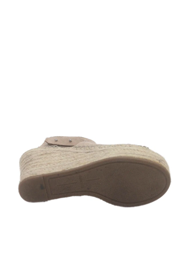 Dolce Vita Mujer Gamuza Cremallera Puntera Abierta Tacones de Cuña Beige Talla 7 Foto 3 de 4