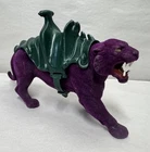 Vtg Flocked Panthor Motu Masters Of The Universe He-Man Action Figure Complete