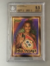 1996 Ringside Felix Trinidad #37 Rookie Card Beckett 9.5!