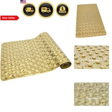 Non Slip Bath Mat Shower Mat Tub Mat with Suction Cups Drain Holes 15x27