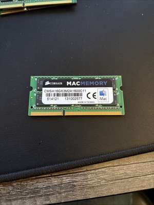CORSAIR CMSA16GX3M2A1600C11 8GB Laptop Memory DDR3L