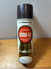 Vintage Johnson Wax Shine-Up Spray Cleaner Wax Protects 15 oz 90% Full