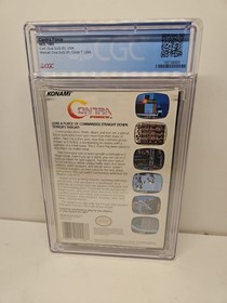 NES Contra 3 Force Cgc  9.0 CIB Complete In Box Graded Nintendo Rare 