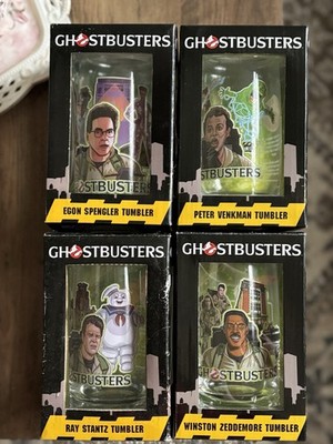 2016 Diamond Select Toys DST GHOSTBUSTERS Cup Tumbler Set Of 4 NEW