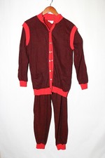 VTG 80s Flexatard Body Design by Gilda Tracksuit Red size S/M D400