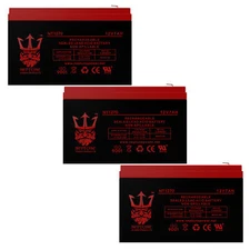 RAZOR E200, E300S SCOOTER 12V 7ah Neptune Power Replacement Battery 3 Pack