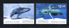 2024 Norfolk Island Humpback Whale MUH Design Set of 2