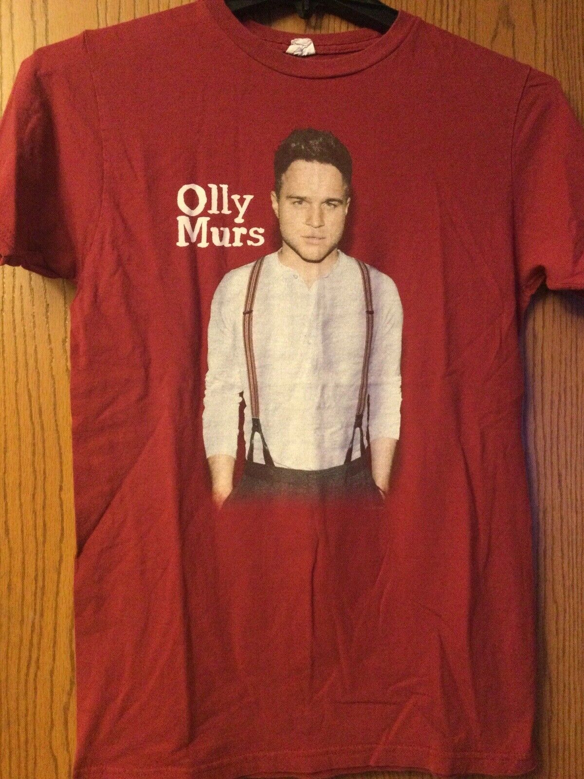 Olly Murs - Tour 2013.  Maroon Shirt.  M.  Bay Is… - image 1