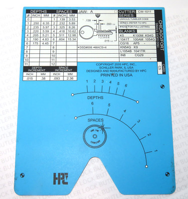HPC C5 Code Card HPC CODE MACHINE CODE CARD C5 Locksmith | eBay