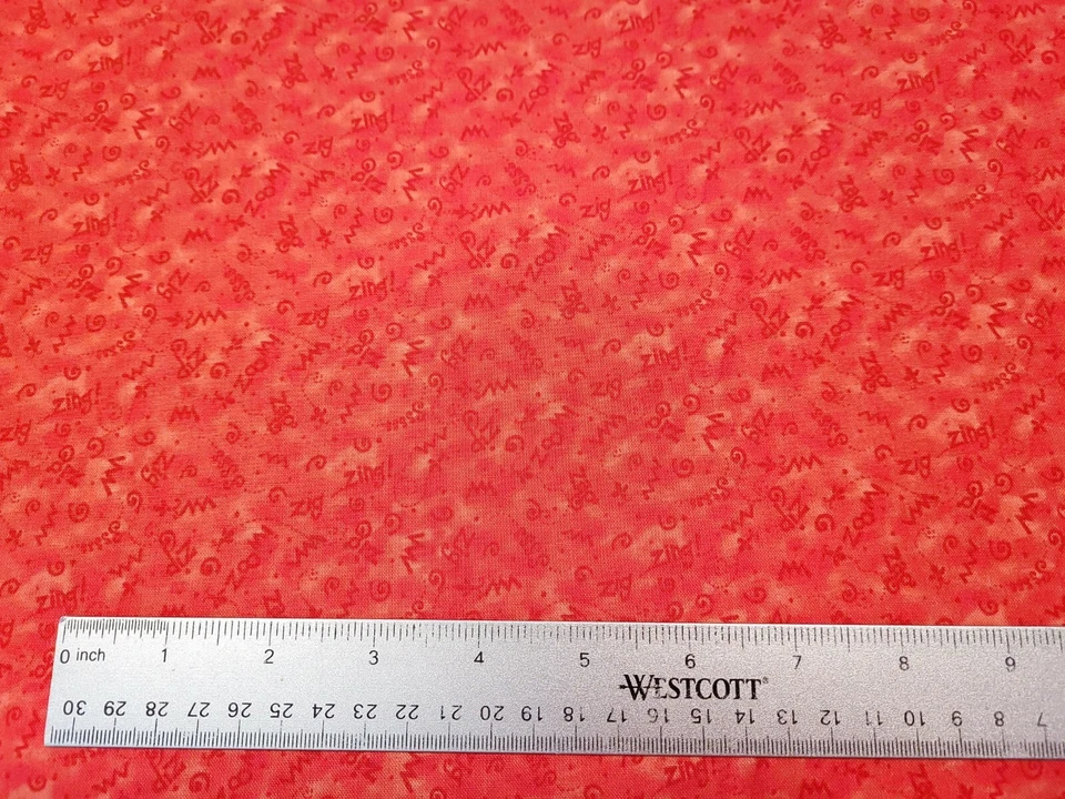 Linda licuadora roja tonal brillante por Kari Pearson Quilting Treasures POR Foto 2 de 3