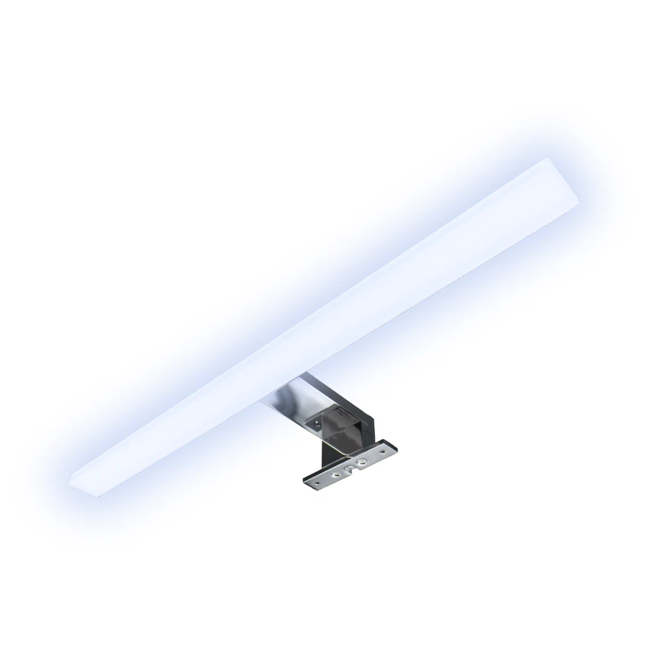 LED Bad Spiegel-Leuchte Bad-/Schrank-Lampe Aufbau-Leuchte verchromt Acrylglas - Bild 1 von 1
