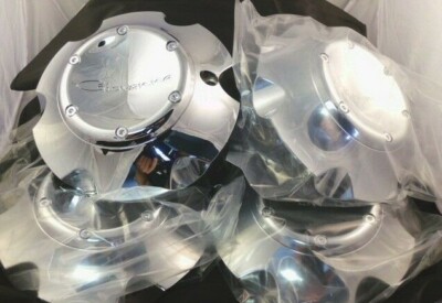 Giovanna Anzio Wheels Chrome Custom Wheel Center Cap Set 4 # 99-2066 NEW!