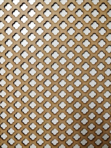 Wooden grille 6mm thick mdf decorative panel for radiator covers , K6 pattern - Picture 6 of 12