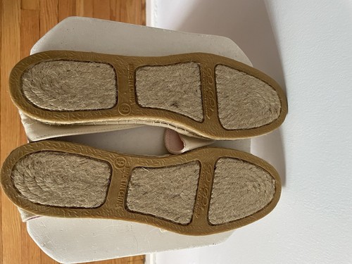 Brooks Brothers Womens Size 9 Beige & Pink Slip On Loafers Espadrilles w Bag Tag - 第 5/6 張圖片
