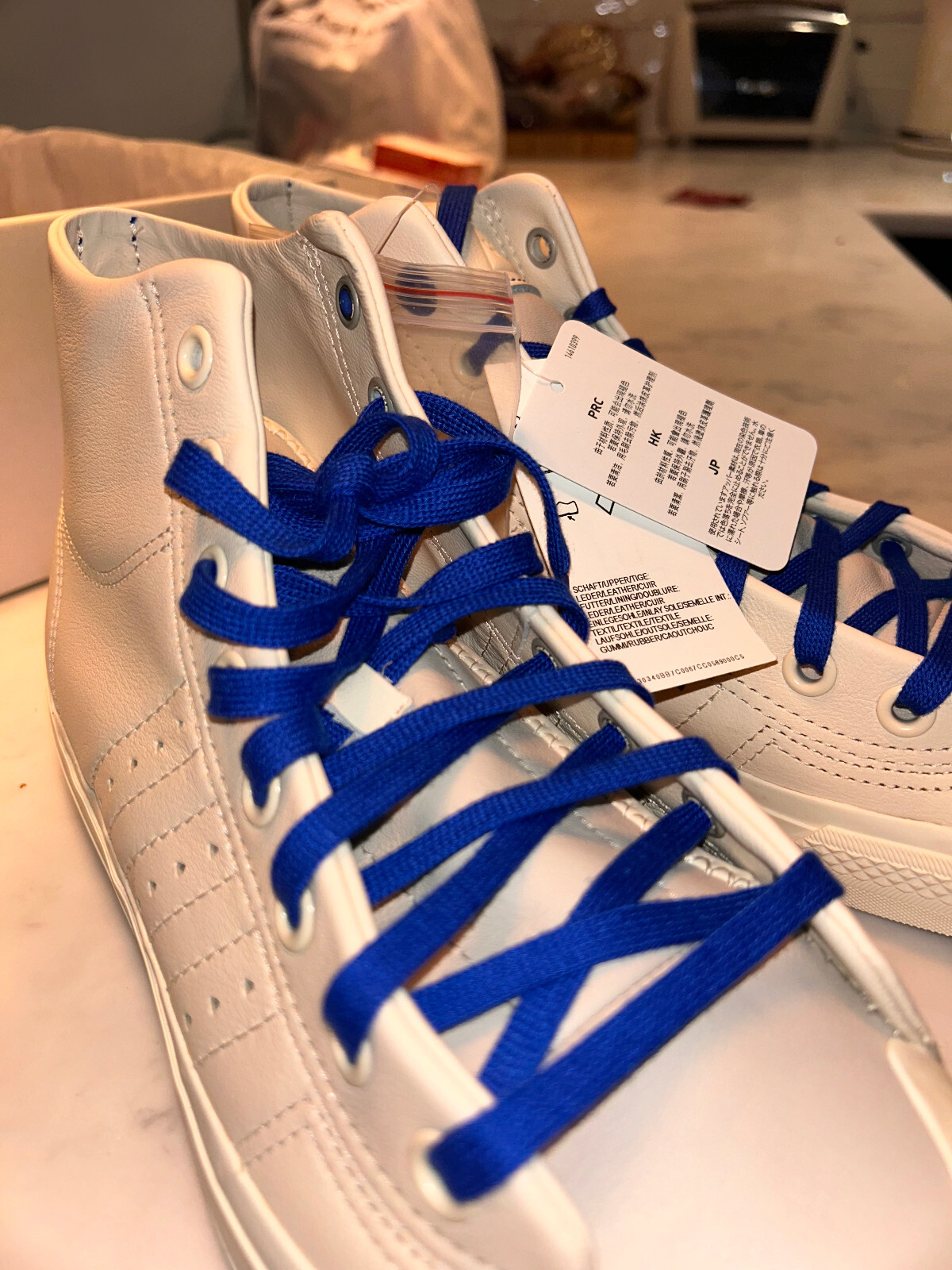 Hi top trainers Adidas NIZZA UK 9 image 7