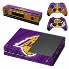 Los Angeles Lakers XBOX ONE Skin Sticker Decal Baseball Vinyl Console+2contr3006