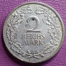 2 Mark Stück 1926 A Weimarer Republik Deutsches Reich Silber Münze