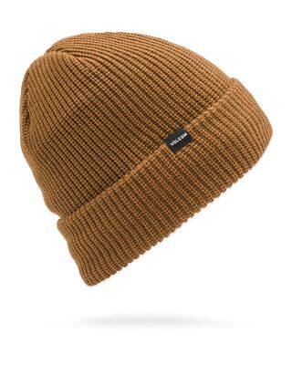 Volcom Sweep Lined Beanie Men's Hat, Caramel