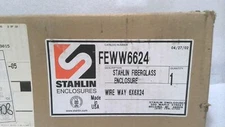 STAHLIN FEWW6624 FIBERGLASS ENCLOSURE, WIRE WAY, 6" X 6" X 24", MADE IN USA