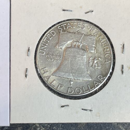 1950 D Franklin Silver Half Dollar 90% Silver 50c One Coin Lot - Picture 11 of 12