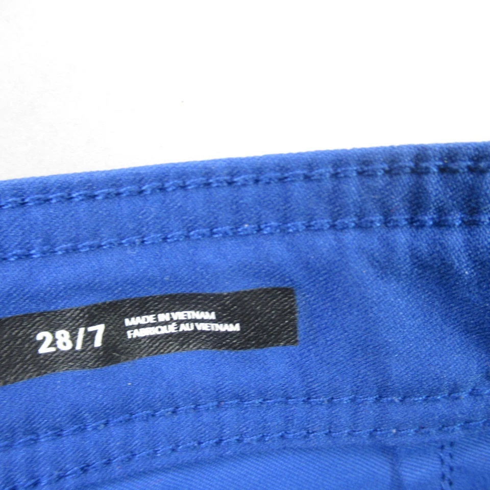 Shorts Prana Feminino 28/7 Leve Bolsos Externos Azul Chino - Imagem 4 de 4