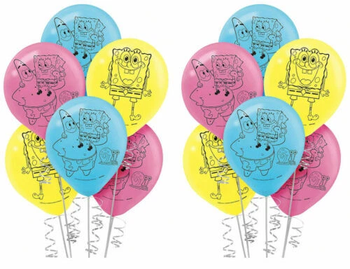 Amscan cumpleaños Bob Esponja Globos De Fiesta