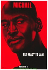 SPACE JAM MOVIE POSTER Original MINT! DS 27x4...