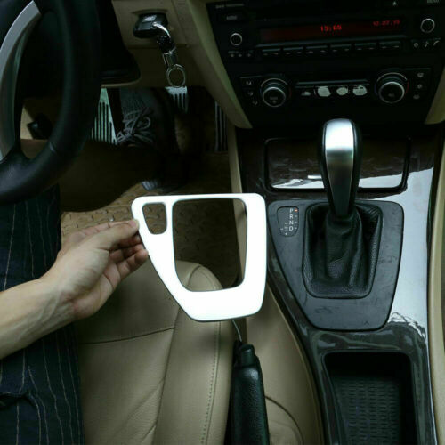 ABS Silver Gear Shift Panel Decorate Cover For BMW 3 Series E90 E92 E93 05-2012 - Picture 4 of 9