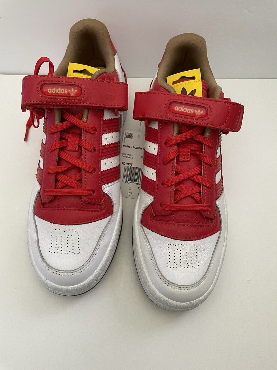 Adidas Forum 84 Low x M&M's Red White Men Size 7.5/Women Size 8.5